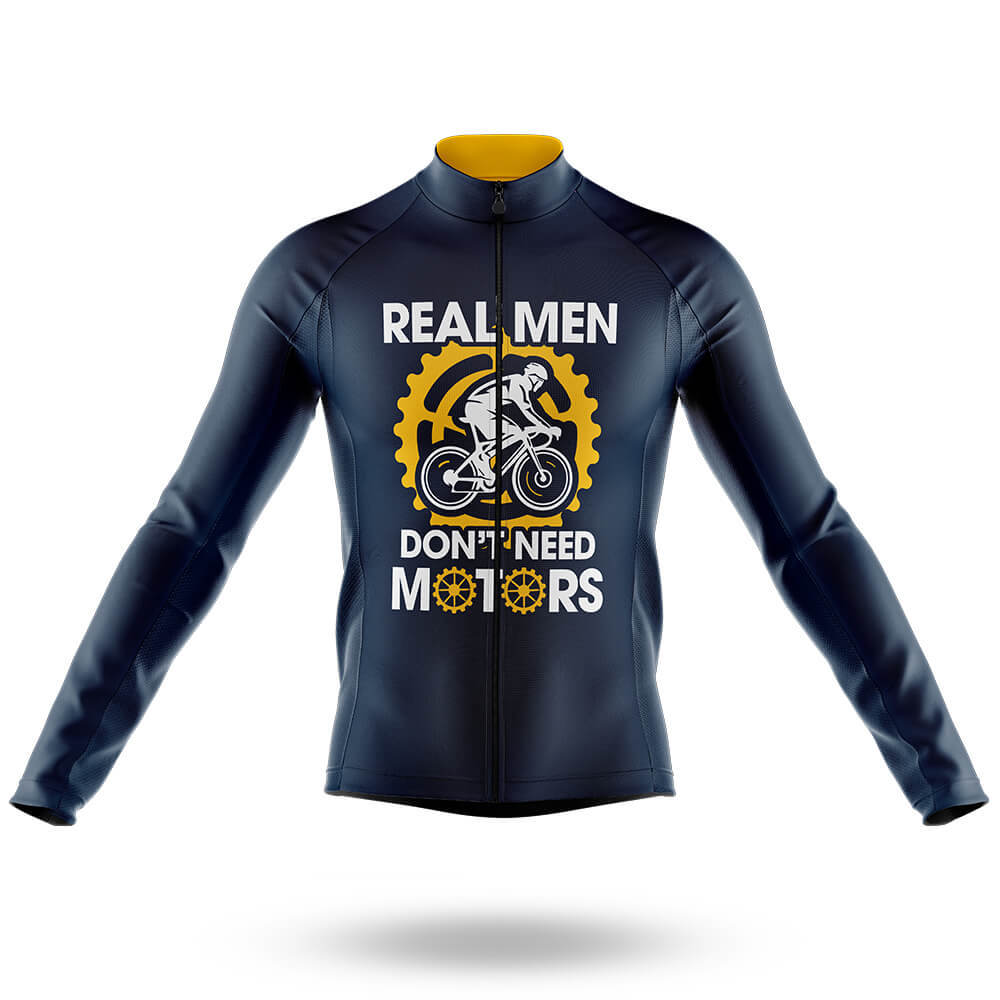 Real Men - Men's Cycling Kit-Long Sleeve Jersey-Global Cycling Gear