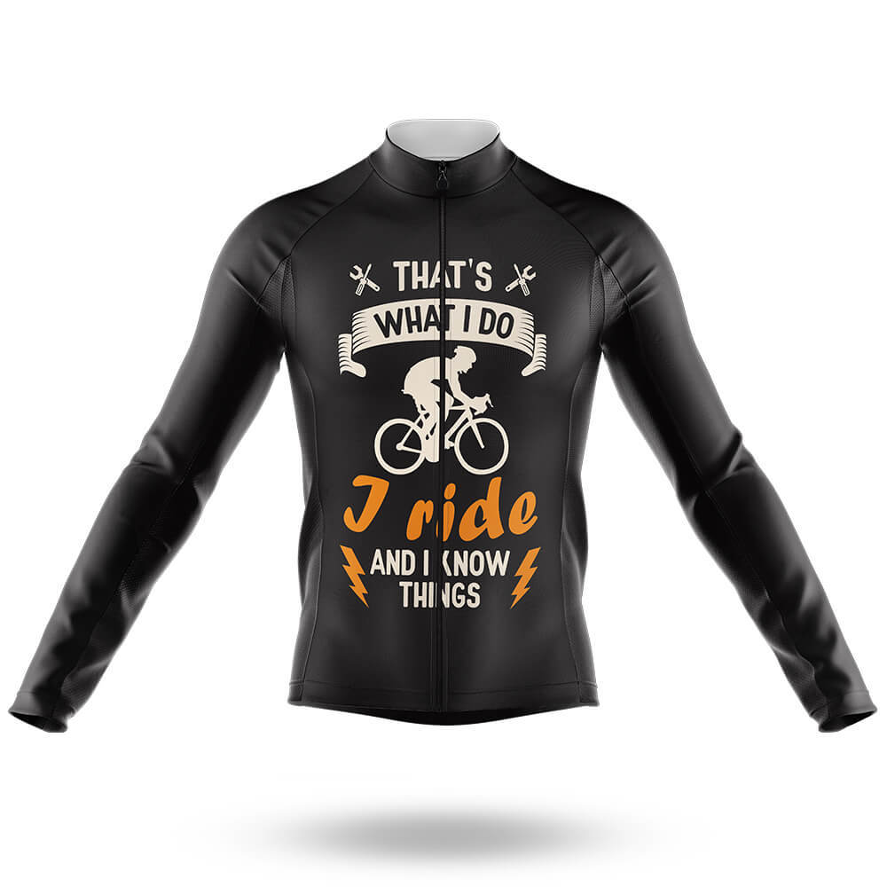 Ride And Know Things - Men's Cycling Kit-Long Sleeve Jersey-Global Cycling Gear
