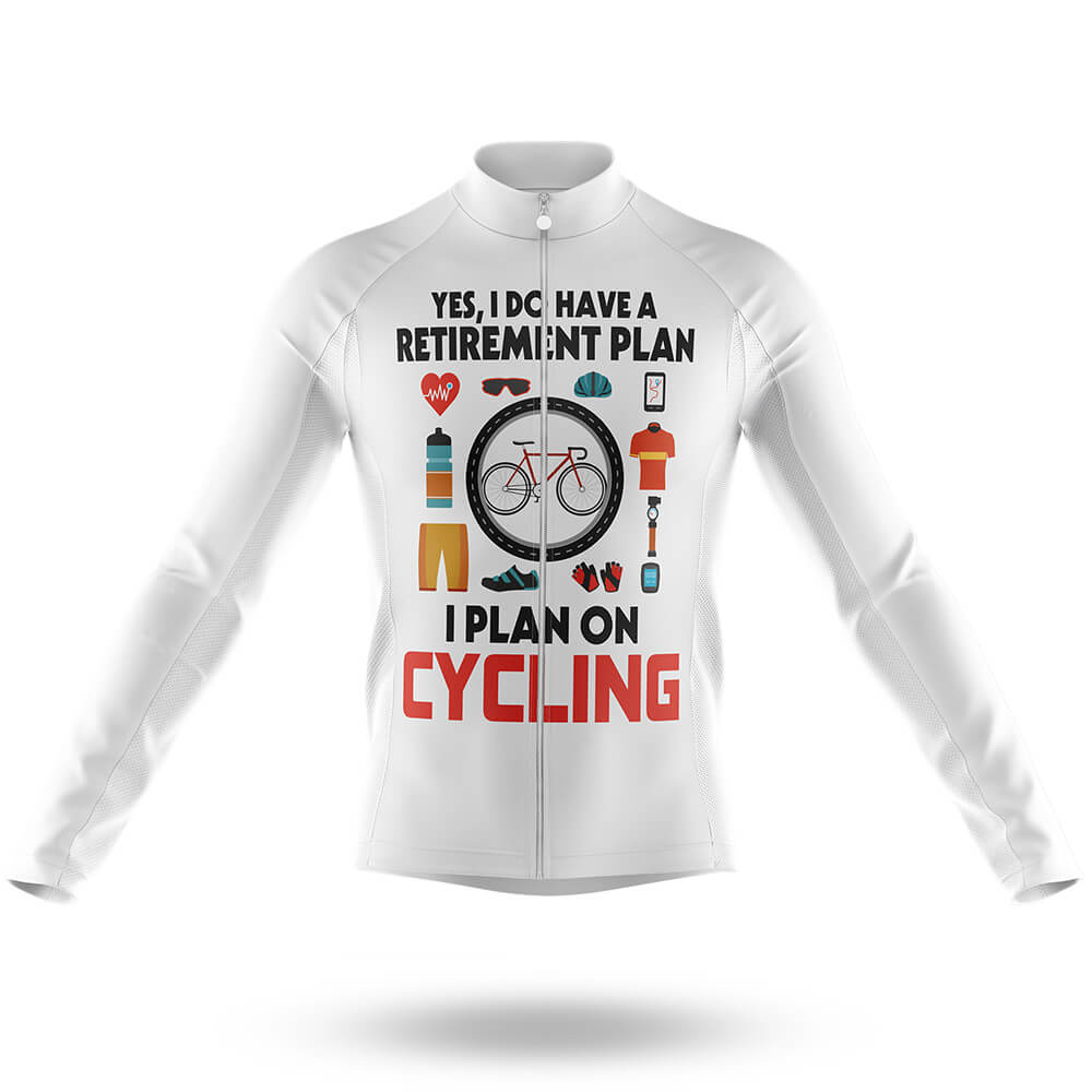 Retirement Plan V6 - Men's Cycling Kit-Long Sleeve Jersey-Global Cycling Gear