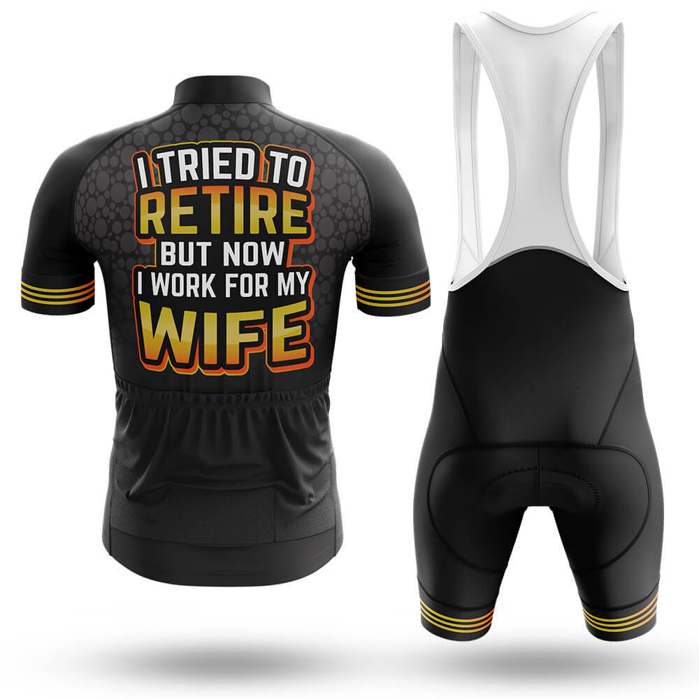 I Tried To Retire- Men's Cycling Kit-Full Set-Global Cycling Gear