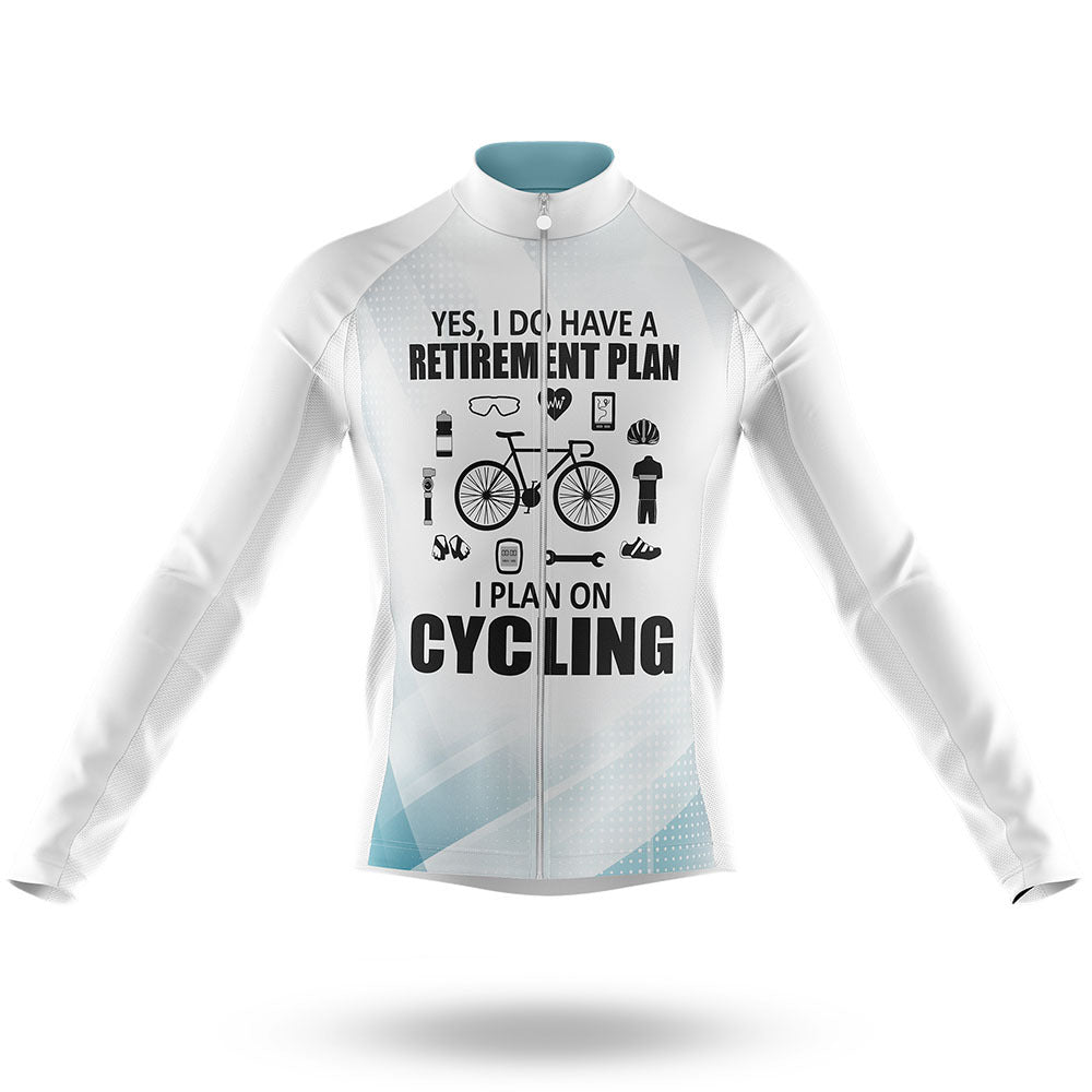 Retirement Plan V2 - Men's Cycling Kit-Long Sleeve Jersey-Global Cycling Gear