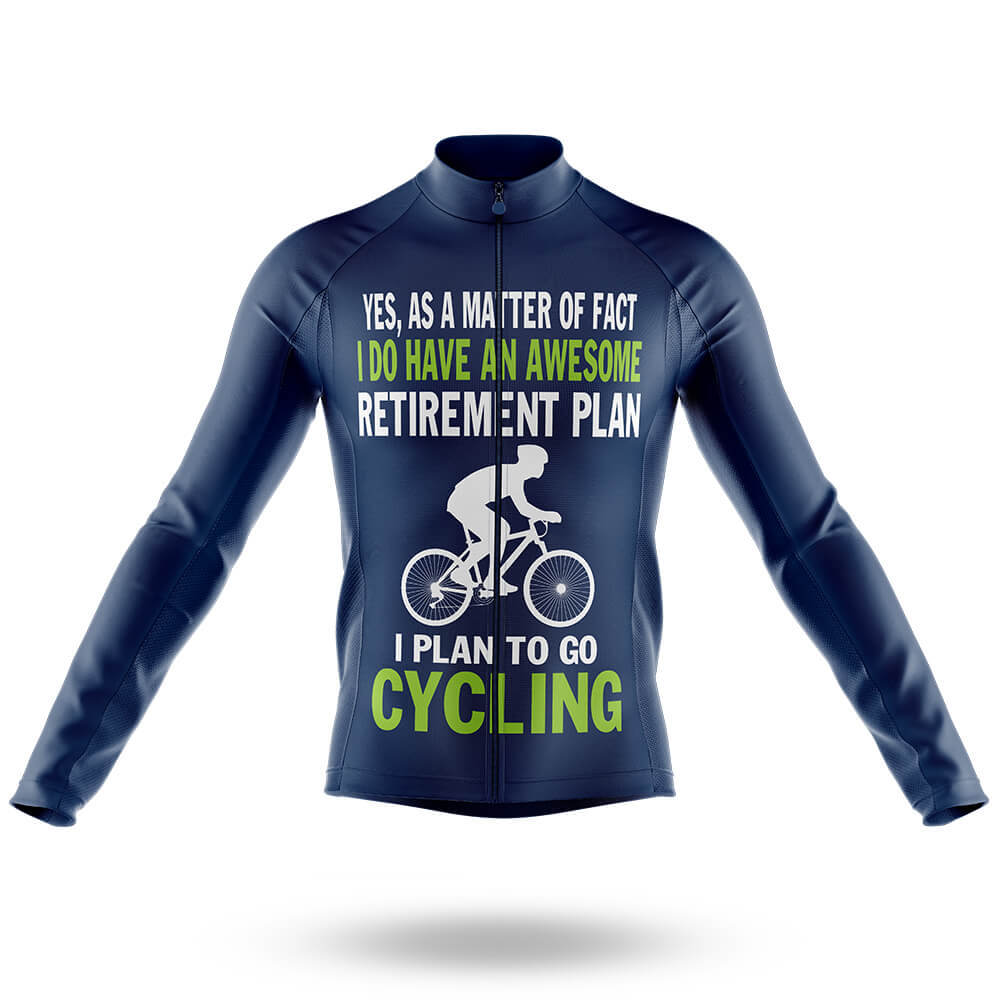 Retirement Plan - Men's Cycling Kit-Long Sleeve Jersey-Global Cycling Gear
