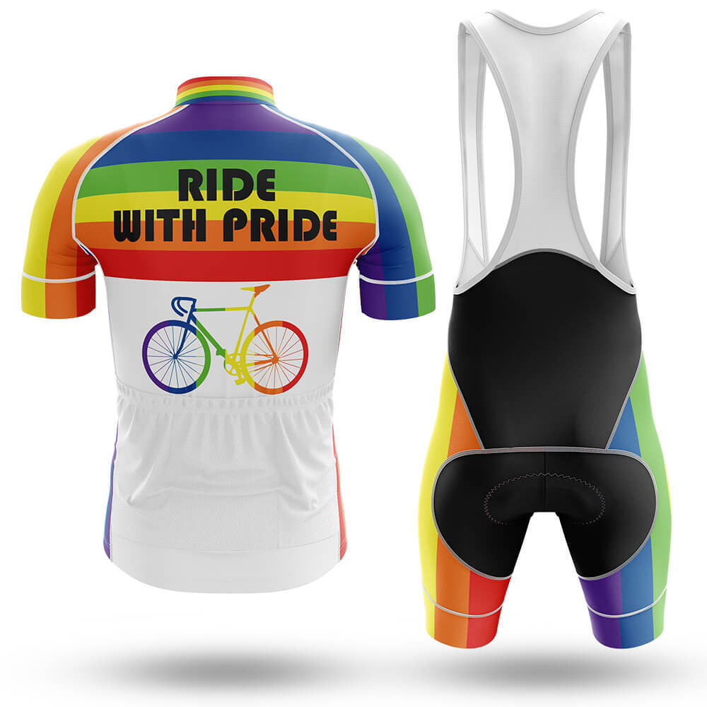 Ride With Pride - Men's Cycling Kit Bike Jersey and Bib Shorts