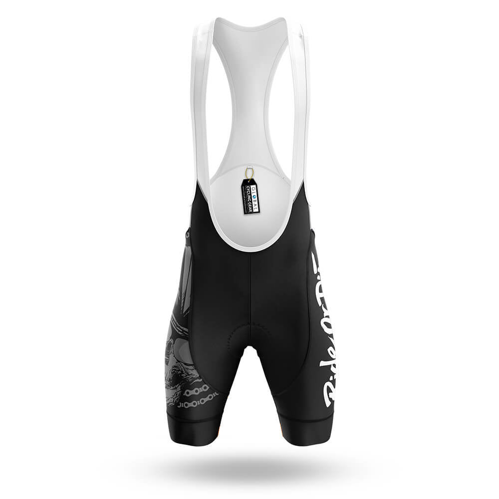 Ride Or Die Black Men's Cycling Bib Shorts-XS-Global Cycling Gear
