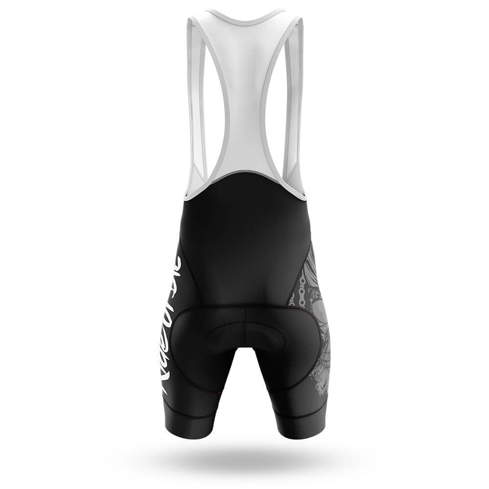 Ride Or Die Black Men's Cycling Bib Shorts-XS-Global Cycling Gear