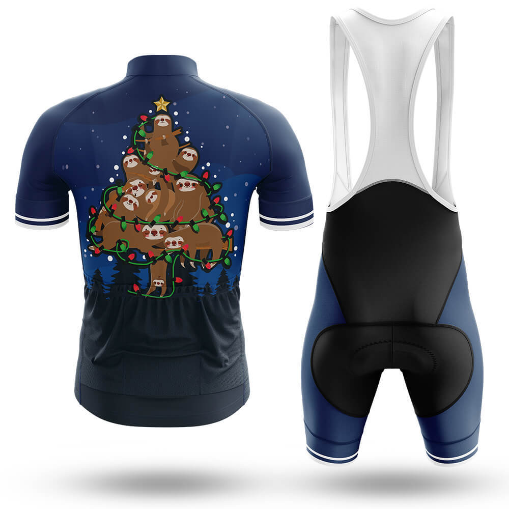 Sloth Christmas Tree - Men's Cycling Kit-Full Set-Global Cycling Gear