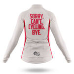 Sorry. Can't. - Women's Cycling Kit-Full Set-Global Cycling Gear