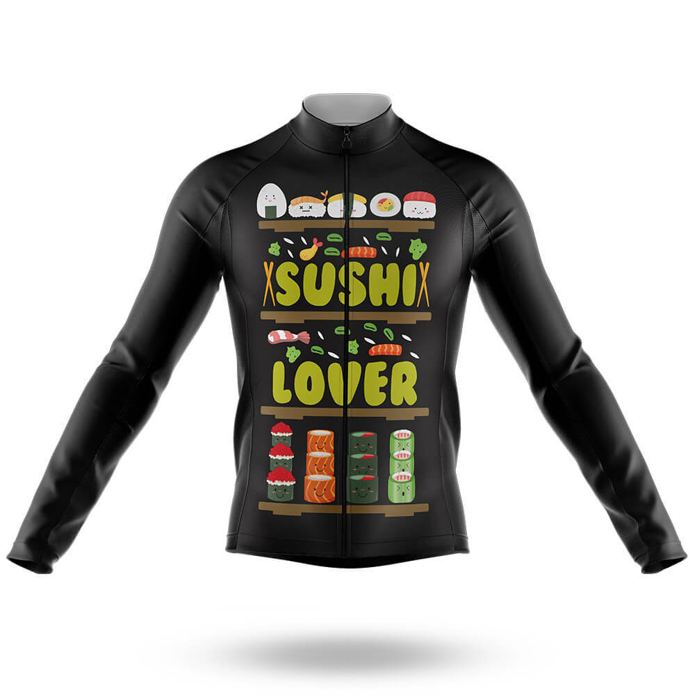 Sushi Lover - Men's Cycling Kit-Long Sleeve Jersey-Global Cycling Gear