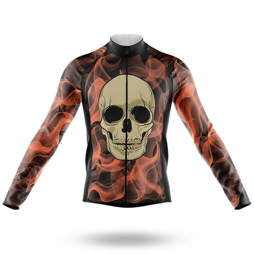 Skull V5 - Men's Cycling Kit-Long Sleeve Jersey-Global Cycling Gear