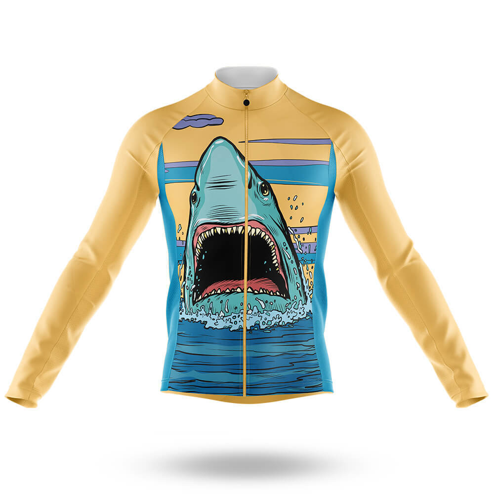 Shark - Men's Cycling Kit-Long Sleeve Jersey-Global Cycling Gear