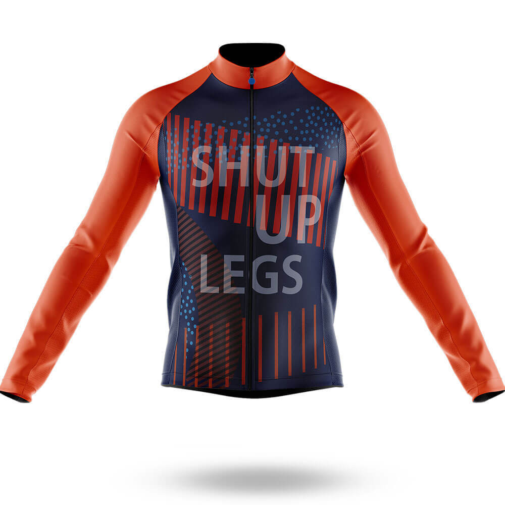 Shut Up Legs V2 - Men's Cycling Kit-Long Sleeve Jersey-Global Cycling Gear