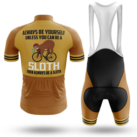 Always Be A Sloth - Men's Cycling Kit-Full Set-Global Cycling Gear