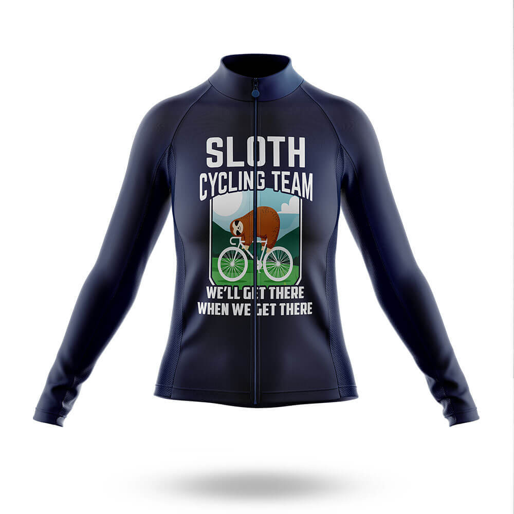 Sloth Cycling Team - Women V5-Long Sleeve Jersey-Global Cycling Gear