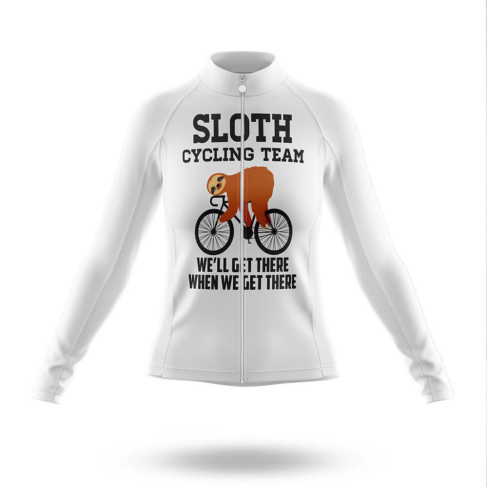 Sloth Cycling Team - Women-Long Sleeve Jersey-Global Cycling Gear