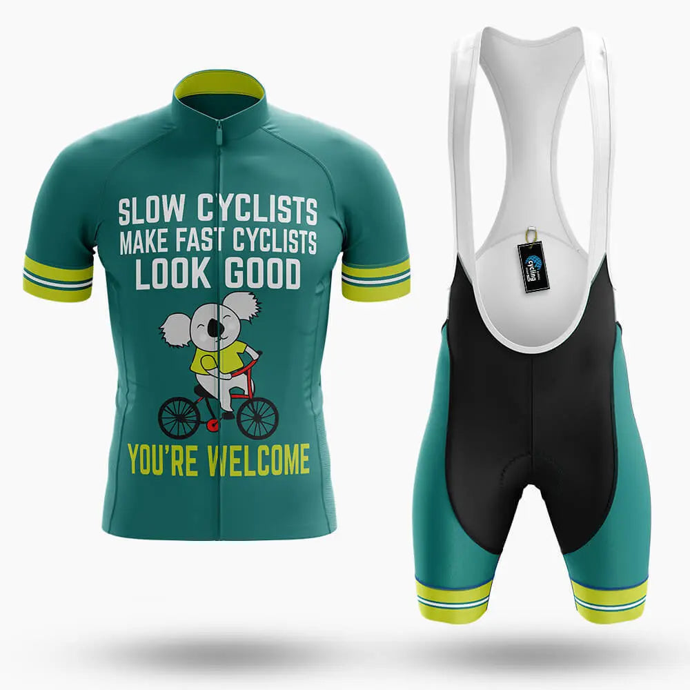 Slow Cyclist V2 - Men's Cycling Kit-Full Set-Global Cycling Gear