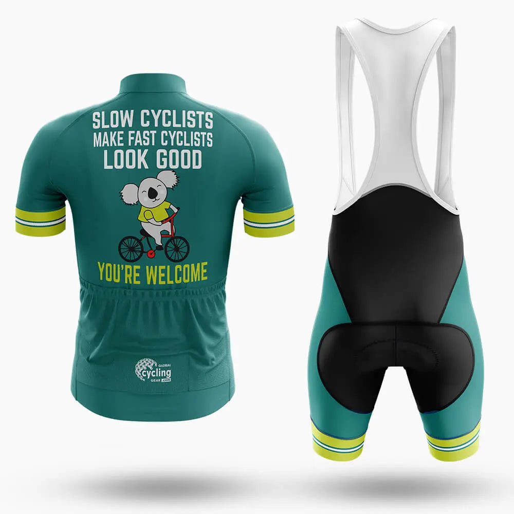 Slow Cyclist V2 - Men's Cycling Kit-Full Set-Global Cycling Gear