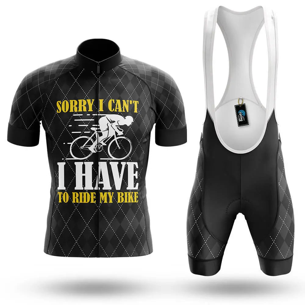 Sorry I Can't - Men's Cycling Kit-Full Set-Global Cycling Gear