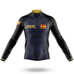 Spain S2 - Men's Cycling Kit-Long Sleeve Jersey-Global Cycling Gear