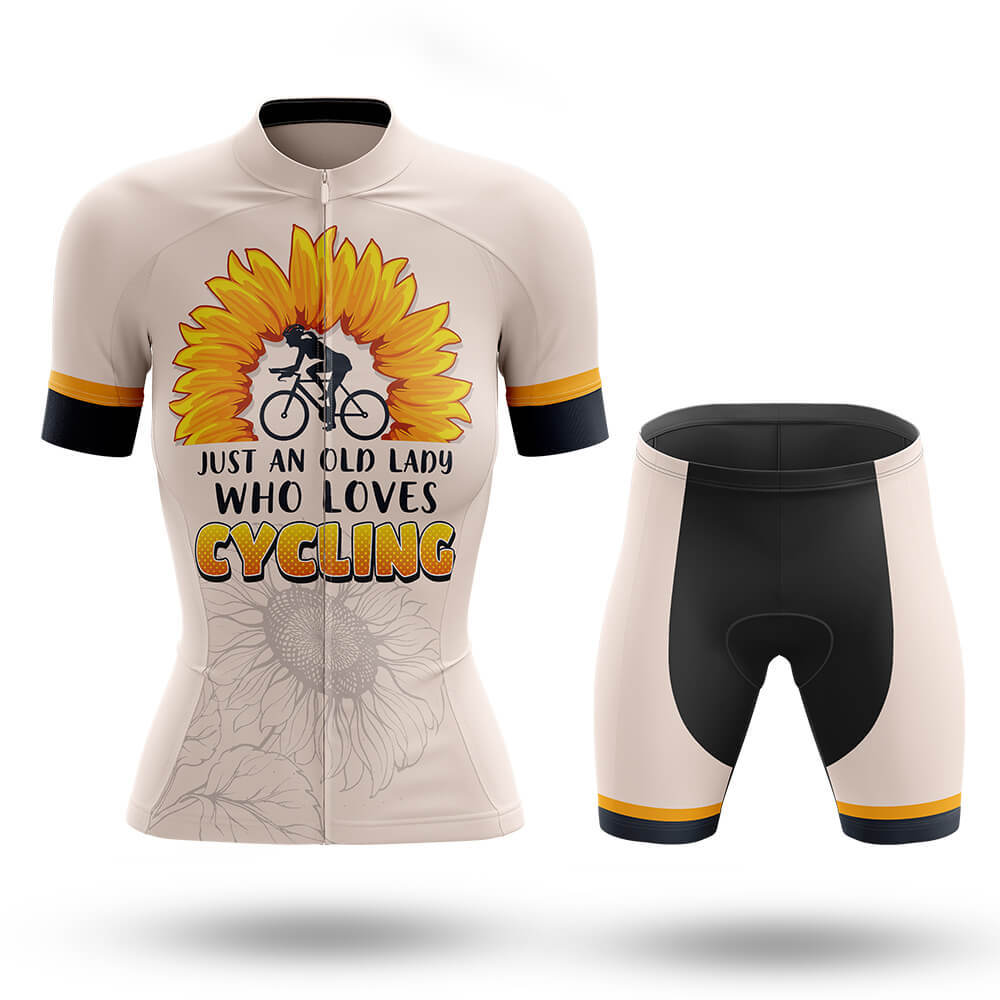 Just An Old Lady - women - Cycling Kit-Full Set-Global Cycling Gear