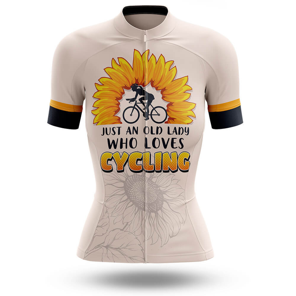 Just An Old Lady - women - Cycling Kit-Jersey Only-Global Cycling Gear