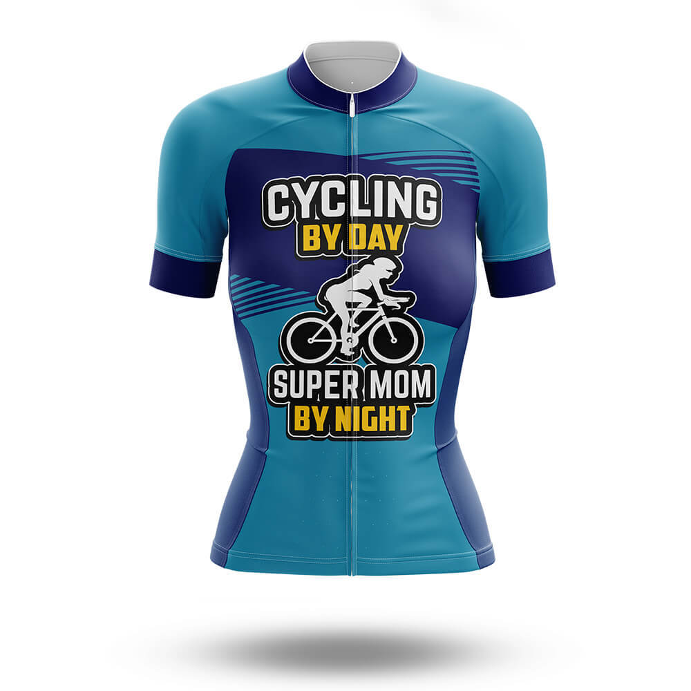 Super Mom By Night - Cycling Kit-Jersey Only-Global Cycling Gear