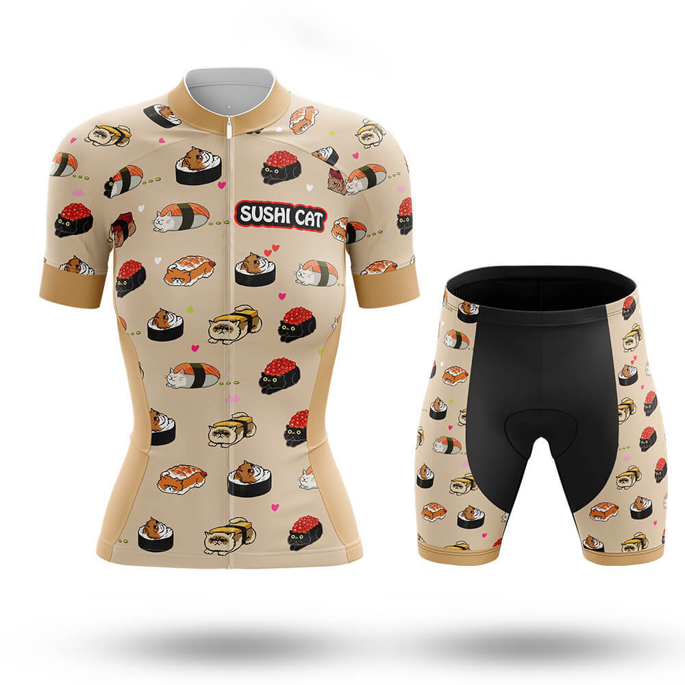 Sushi Cat- Women- Cycling Kit-Full Set-Global Cycling Gear