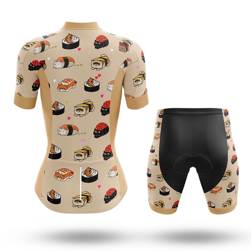 Sushi Cat- Women- Cycling Kit-Full Set-Global Cycling Gear