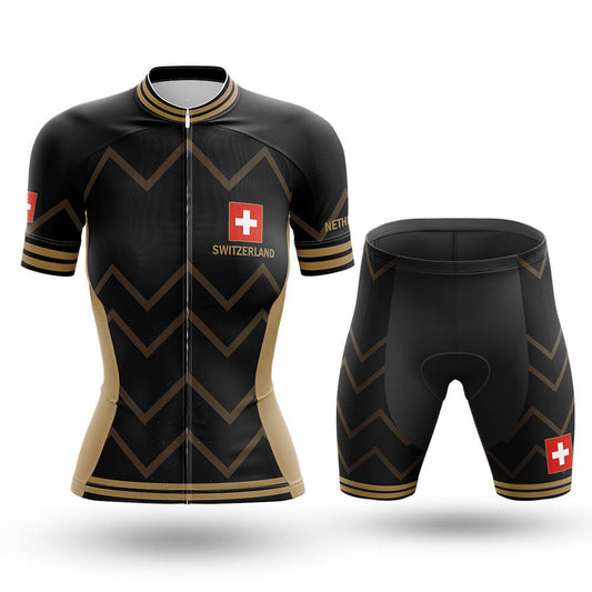 Switzerland - Women V17 - Cycling Kit-Full Set-Global Cycling Gear