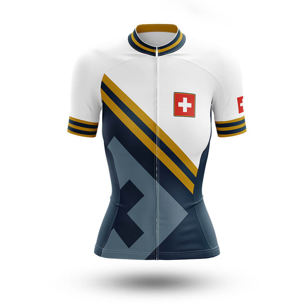Switzerland - Women V15 - Cycling Kit-Jersey Only-Global Cycling Gear