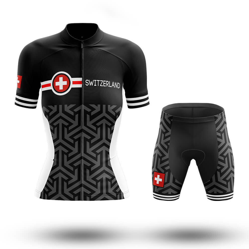 Switzerland V18 - Women - Cycling Kit-Full Set-Global Cycling Gear