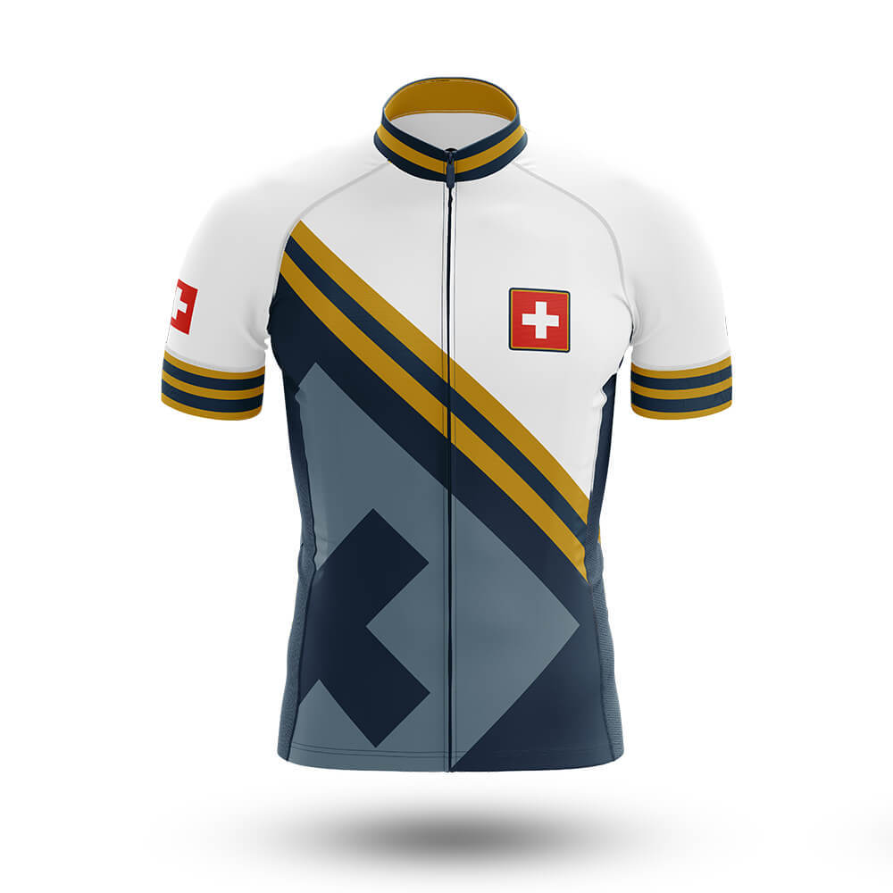 Switzerland V15 - Men's Cycling Kit-Jersey Only-Global Cycling Gear