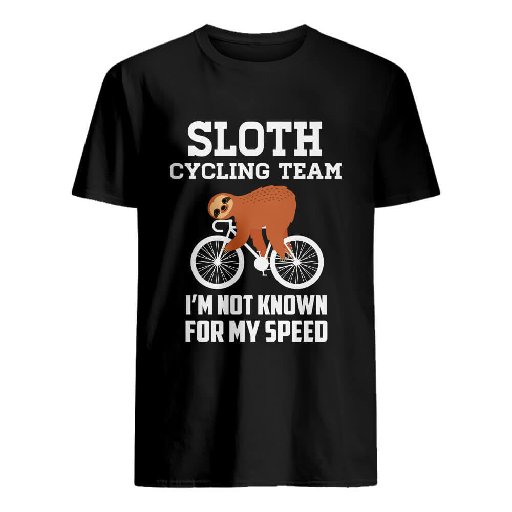 sloth bicycle t shirt