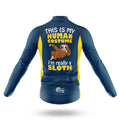 I'm Really A Sloth - Men's Cycling Kit-Full Set-Global Cycling Gear