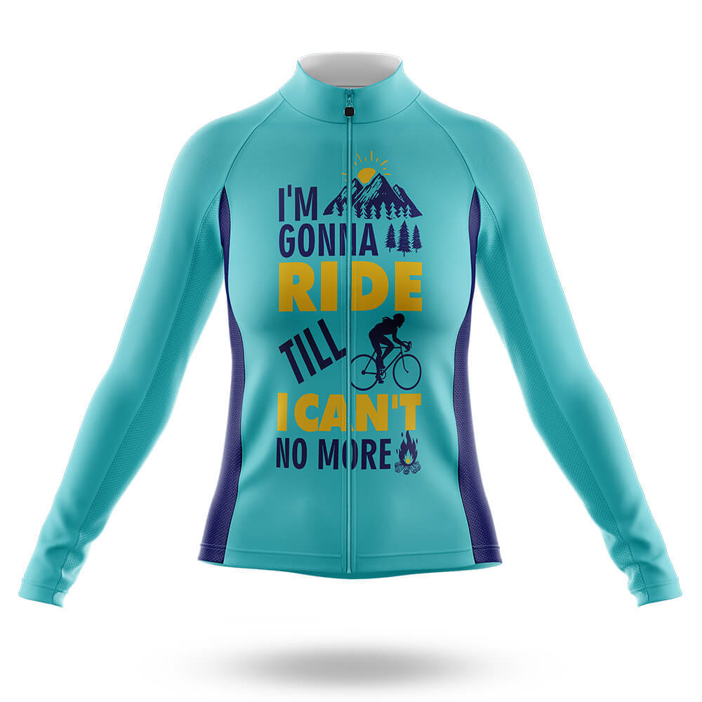 Till I Can't - Women- Cycling Kit-Long Sleeve Jersey-Global Cycling Gear