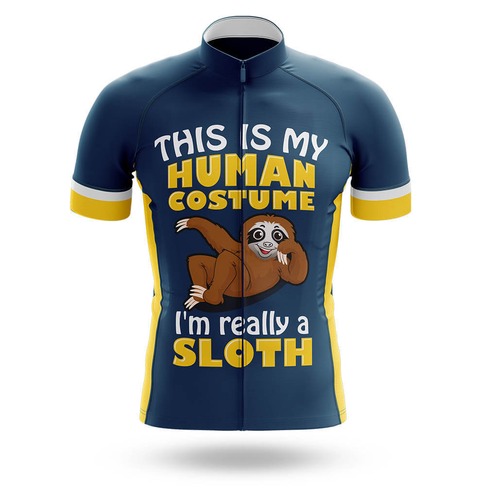 I'm Really A Sloth - Men's Cycling Kit-Jersey Only-Global Cycling Gear
