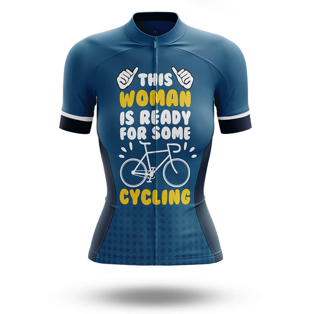 This Woman Loves Cycling - Women's Cycling Kit-Jersey Only-Global Cycling Gear