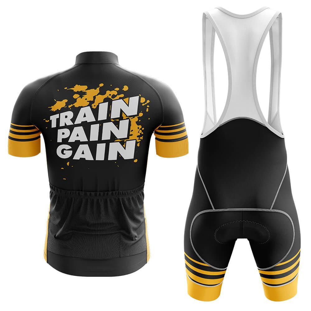 Train Pain Gain - Men's Cycling Kit-Full Set-Global Cycling Gear