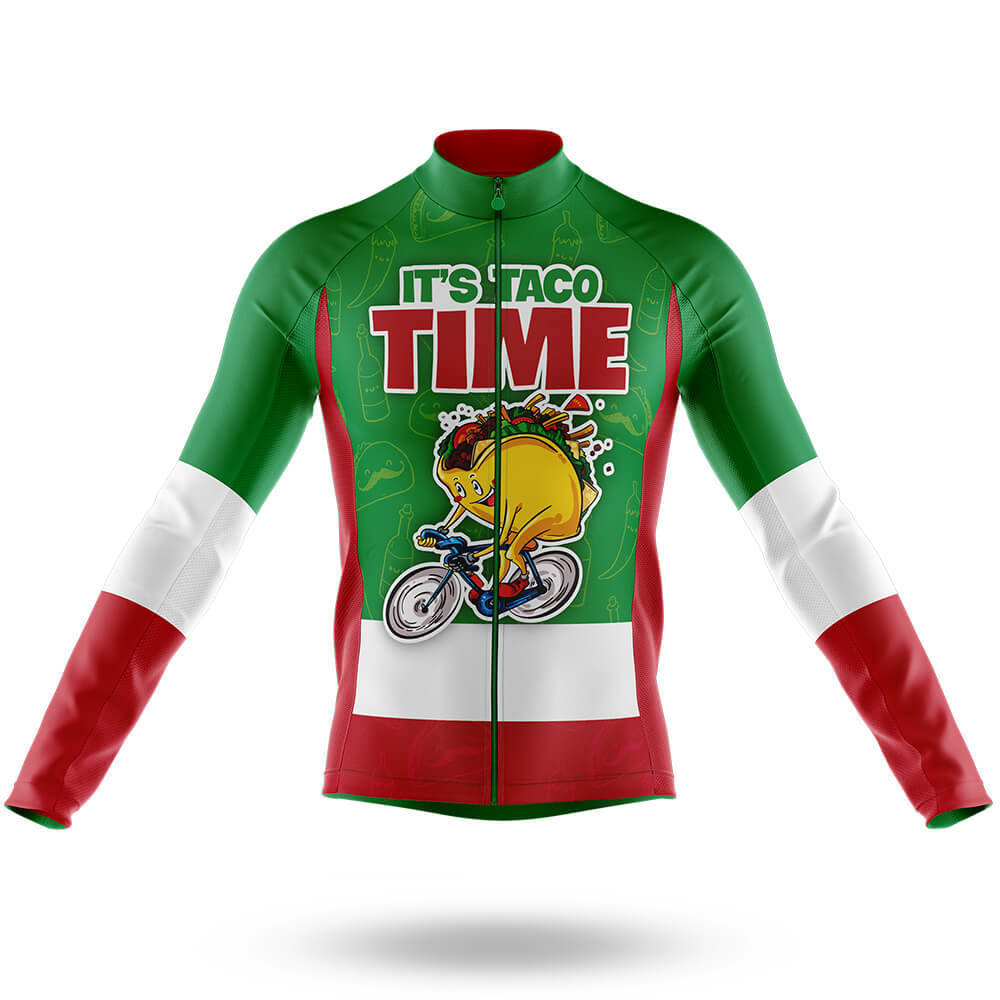 Taco Time - Men's Cycling Kit-Long Sleeve Jersey-Global Cycling Gear