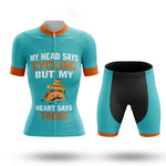 My Head Says - Women's Cycling Kit-Full Set-Global Cycling Gear