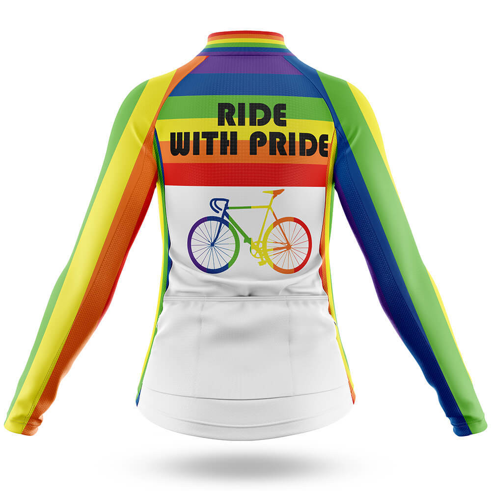 Ride With Pride - Women - Long Sleeve Jersey-S-Global Cycling Gear