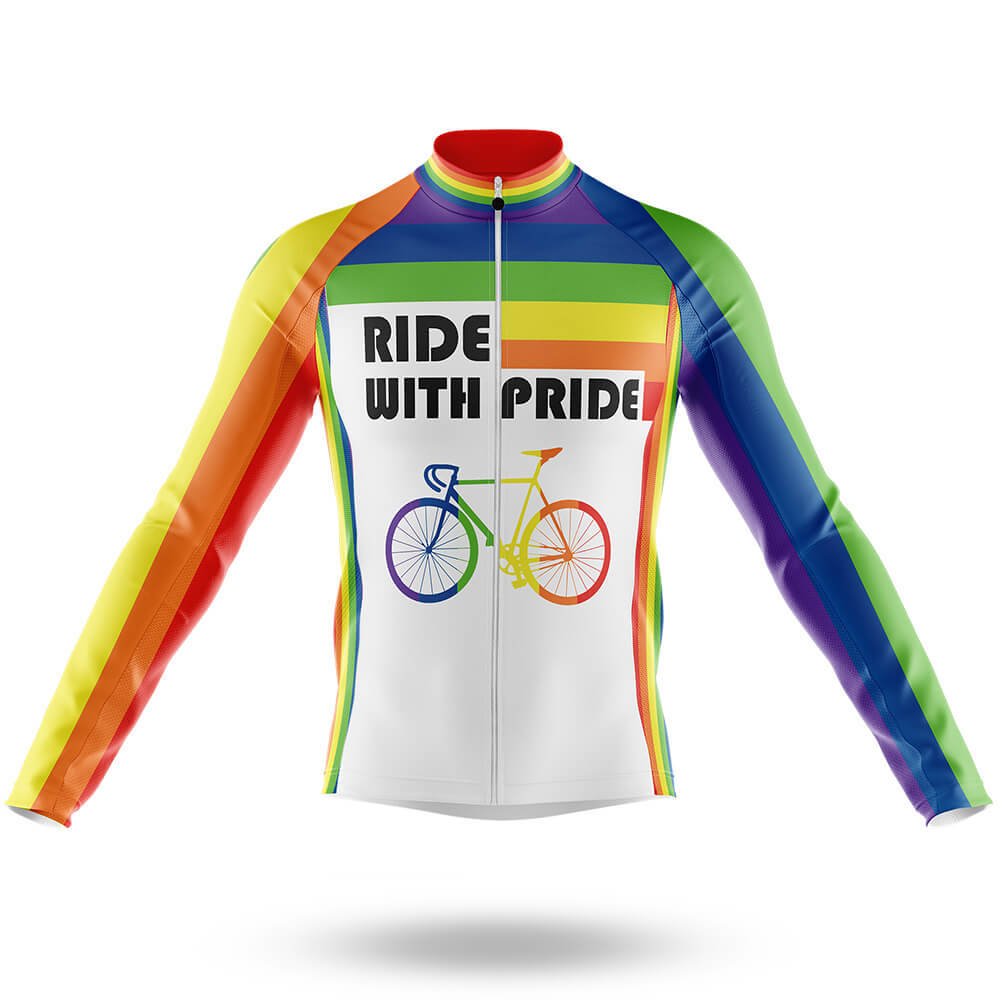 Ride With Pride - Long Sleeve Jersey-S-Global Cycling Gear