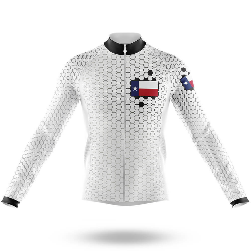 Texas V7 - Men's Cycling Kit-Long Sleeve Jersey-Global Cycling Gear