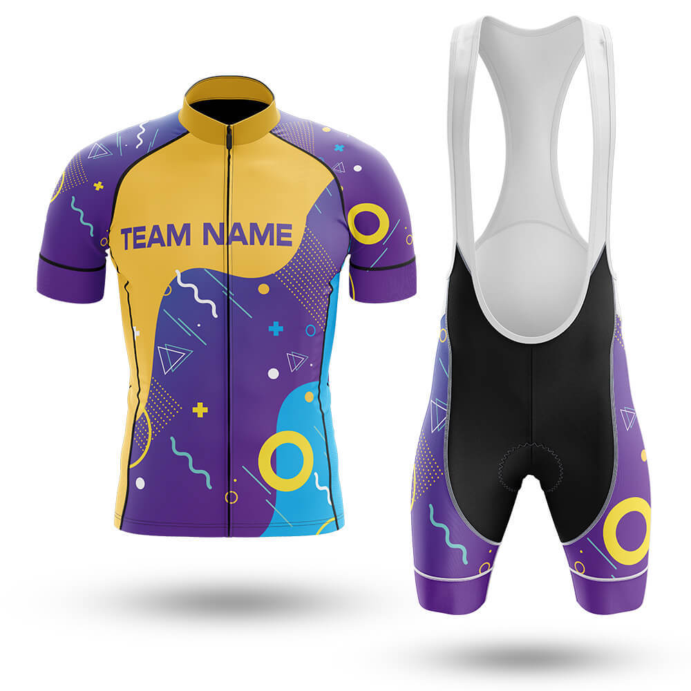 Custom Team Name V15 - Men's Cycling Kit-Full Set-Global Cycling Gear