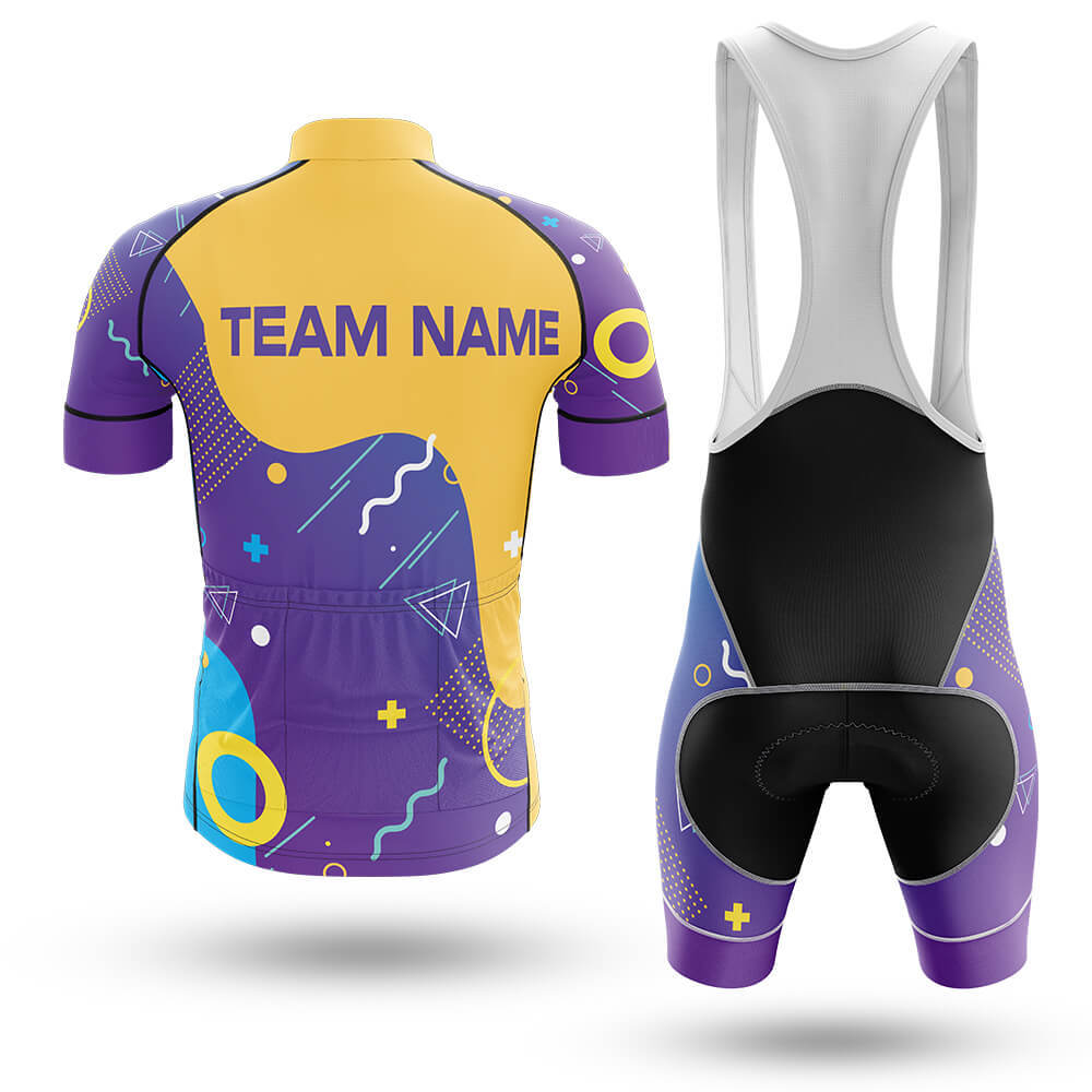 Custom Team Name V15 - Men's Cycling Kit-Full Set-Global Cycling Gear