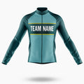 Custom Team Name V5 - Men's Cycling Kit-Long Sleeve Jersey-Global Cycling Gear