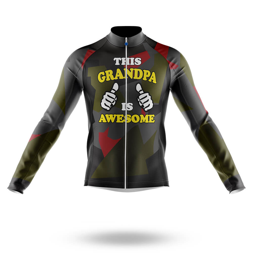 Awesome Grandpa V2 - Men's Cycling Kit-Long Sleeve Jersey-Global Cycling Gear