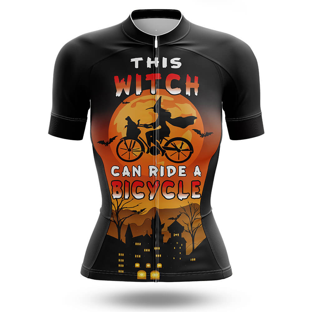 This Witch Can Ride A Bicycle - Women - Cycling Kit-Jersey Only-Global Cycling Gear