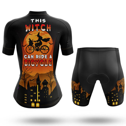 This Witch Can Ride A Bicycle - Women - Cycling Kit-Full Set-Global Cycling Gear