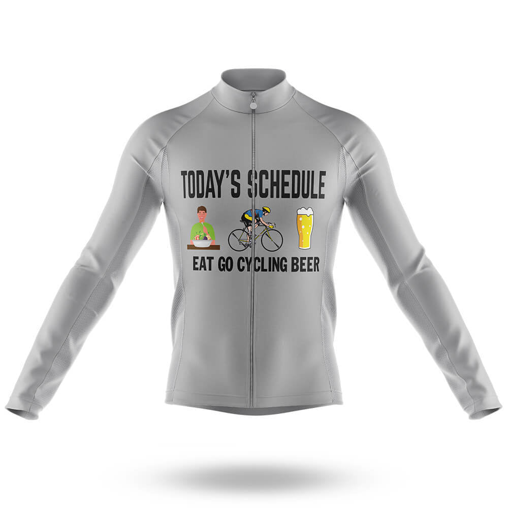 Schedule - Men's Cycling Kit-Long Sleeve Jersey-Global Cycling Gear