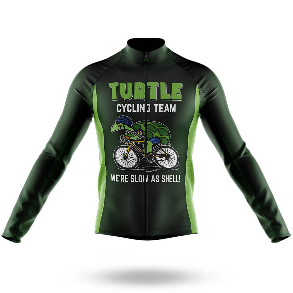 Turtle Cycling Team V5 - Men's Cycling Kit-Long Sleeve Jersey-Global Cycling Gear